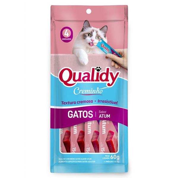 PETISCO PARA GATOS QUALIDY CREMINHO ATUM 60G