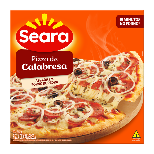 PIZZA SEARA CALABRESA 460GR