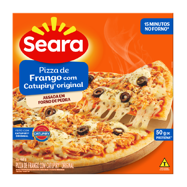 PIZZA SEARA FRANGO C/CATUPIRY 460GR