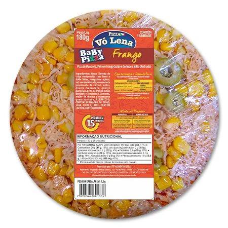 PIZZA VÓ LENA BABY FRANGO 180G