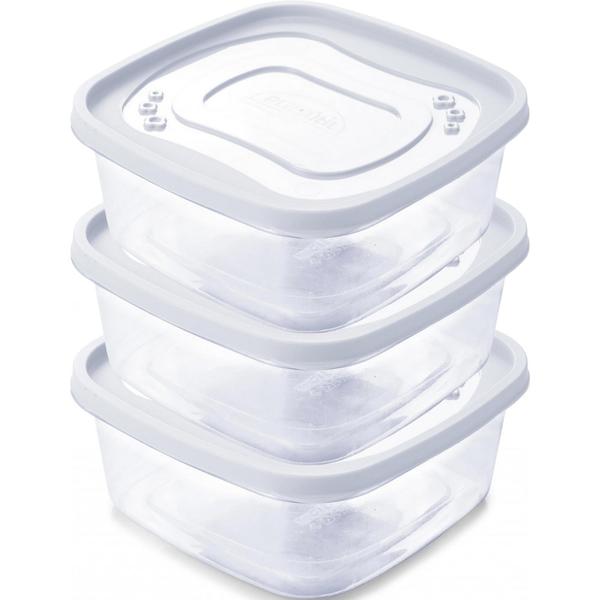 POTE PLASUTÍL CLIC QUADRADO 580ML C/3