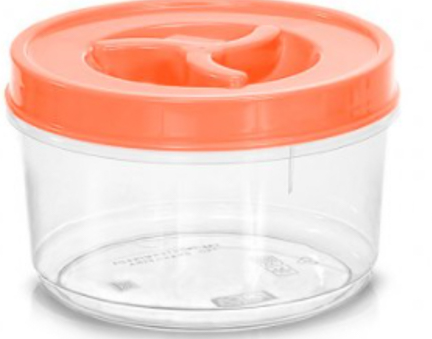 POTE REDONDO C/TAMPA ROSCA ERCAPLAST 600ML