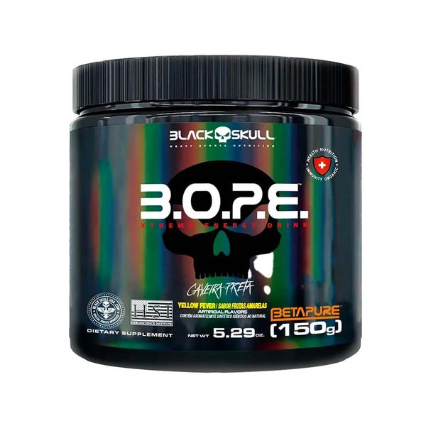 PRÉ TREINO BLACK SKULL BOPE FRUTAS AMARELAS 150G