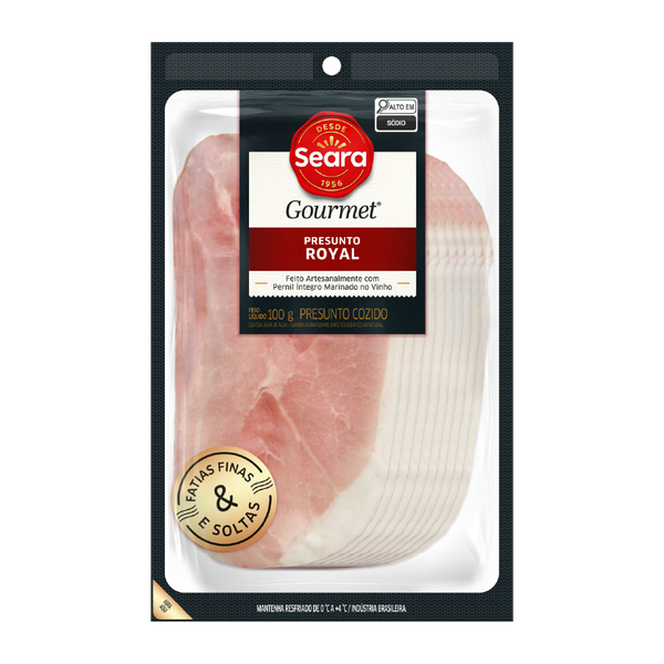 PRESUNTO SEARA ROYAL COZIDO FATIADO 100G