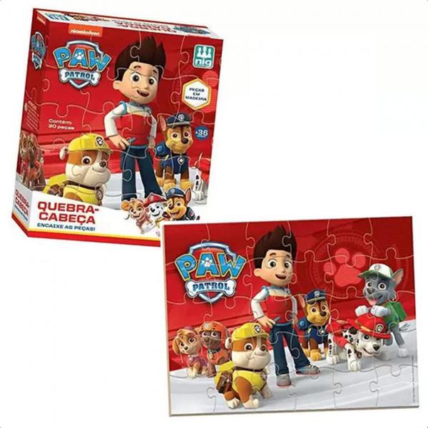 QUEBRA CABEÇA PATRULHA CANINA 30 PEÇAS