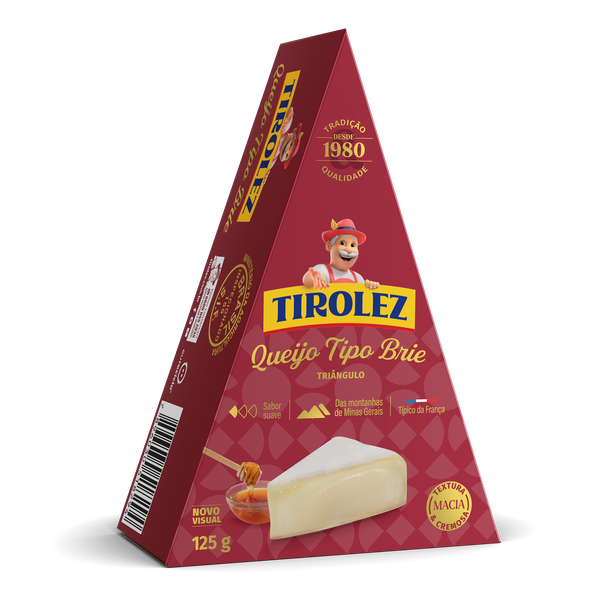 QUEIJO BRIE TRIÂNGULO TIROLEZ 125G