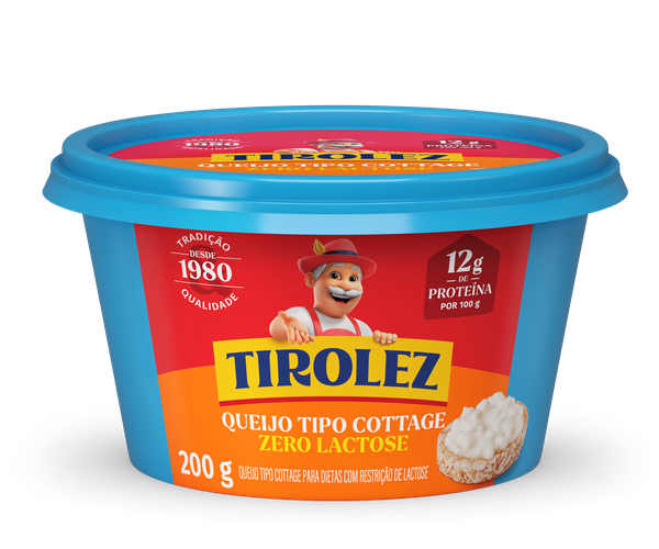 QUEIJO COTTAGE TIROLEZ ZERO LACTOSE 200G