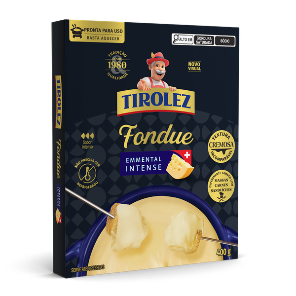QUEIJO FONDUE EMMENTAL TIROLEZ 400G