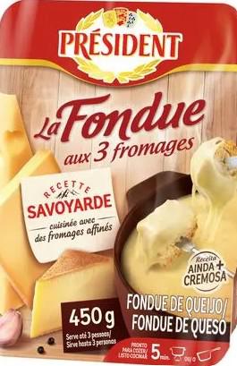 QUEIJO FONDUE PRESIDENT 400G