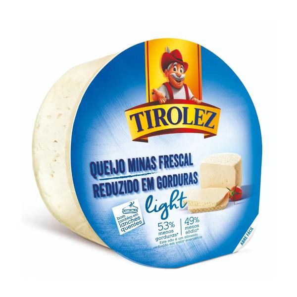 QUEIJO MINAS FRESCAL TIROLEZ LIGHT KG