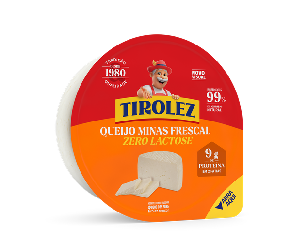 QUEIJO MINAS FRESCAL TIROLEZ ZERO LACTOSE KG