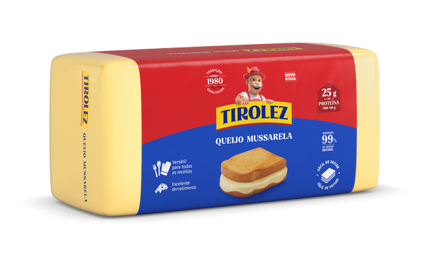 QUEIJO MUSSARELA TIROLEZ KG