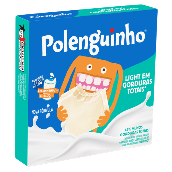QUEIJO POLENGUINHO LIGHT C/4 68G