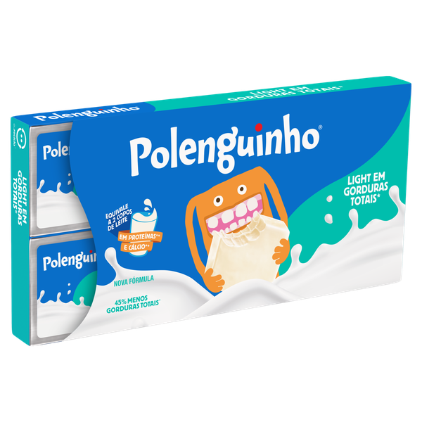 QUEIJO POLENGUINHO LIGHT C/8 136G