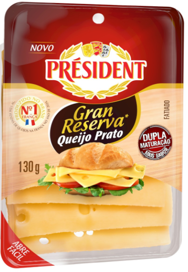 QUEIJO PRATO PRESIDENT GRAN RESERVA 130G