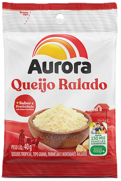 QUEIJO RALADO AURORA 40G