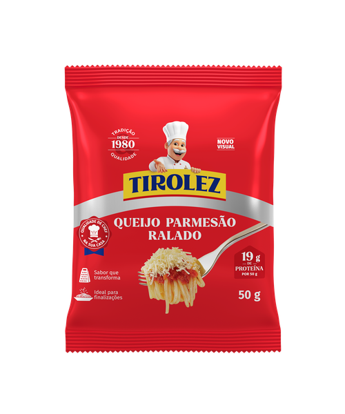 QUEIJO RALADO TIROLEZ 50G
