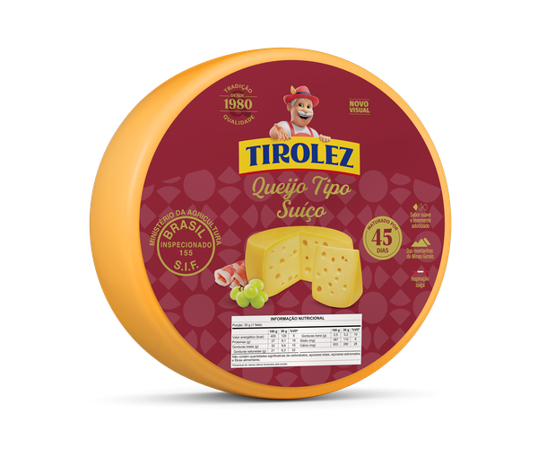 QUEIJO TIPO SUIÇO TIROLEZ KG