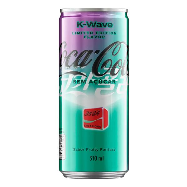 REFRIGERANTE COCA COLA K-WAVE SEM AÇÚCAR LT 310ML