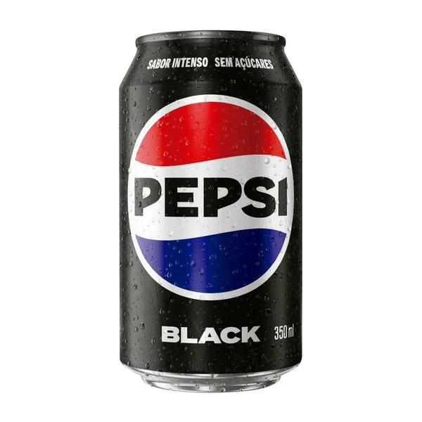 REFRIGERANTE PEPSI COLA BLACK LT 350ML SEM AÇÚCAR
