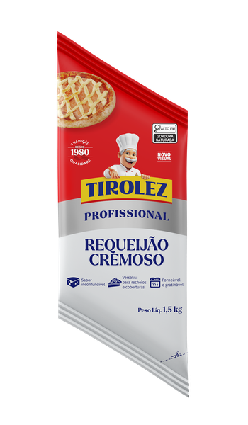 REQUEIJÃO CREMOSO TIROLEZ BISNAGA 1,5KG