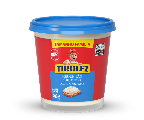 REQUEIJÃO TIROLEZ LIGHT 400G