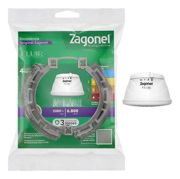 RESISTÊNCIA ZAGONEL DUCHA FLUIR 127V 5500W