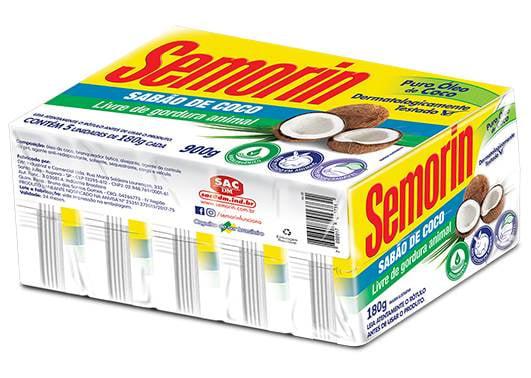 SABÃO DE COCO SEMORIN 180G
