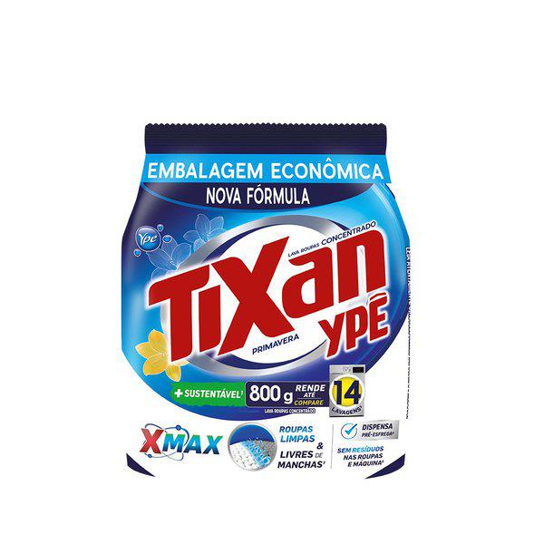 SABÃO EM PÓ TIXAN YPÊ PRIMAVERA SACHÊ 800G