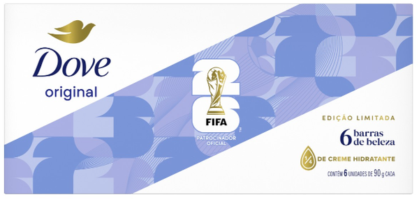 SABONETE DOVE ORIGINAL 90G PACK COM 6