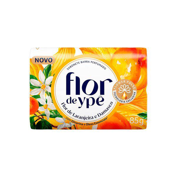 SABONETE FLOR DE YPÊ FLOR DE LARANJEIRA E DAMASCO 85G