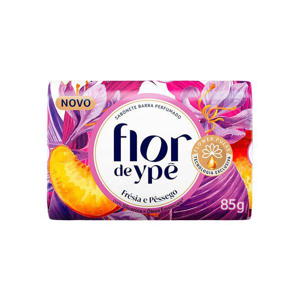 SABONETE FLOR DE YPÊ FRÉSIA E PÊSSEGO 85G