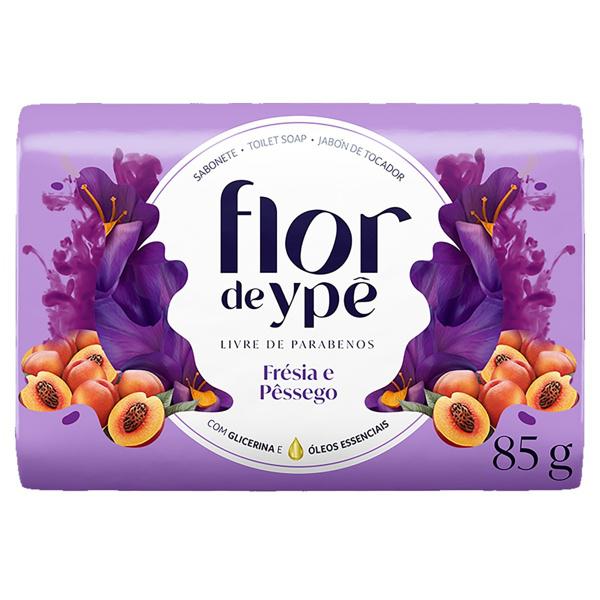SABONETE FLOR DE YPÊ FRÉSIA E PÊSSEGO 85G