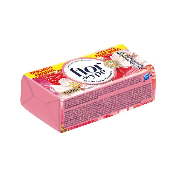 SABONETE  FLOR YPÊ MAÇÃ E FRAMBOESA 85G C/6 UNIDADES