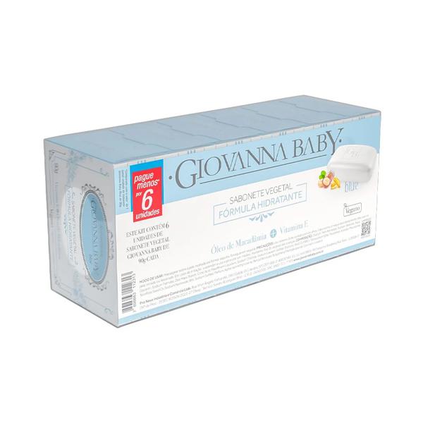 SABONETE GIOVANNA BABY VEGETAL BLUE 90G C/6