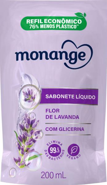 SABONETE LÍQUIDO MONANGE FLOR LAVANDA REF.200ML