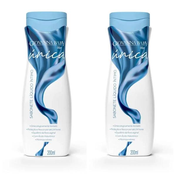 SABONETE LÍQUIDO ÍNTIMO BLUE GIOVANNA BABY C/2 200ML