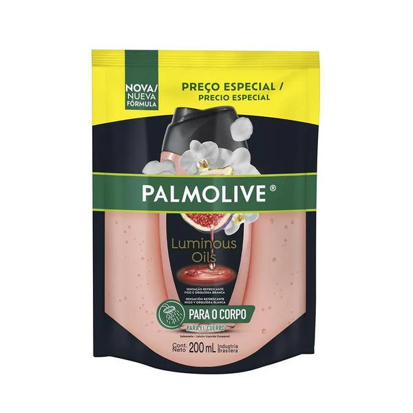 SABONETE LÍQUIDO PALMOLIVE FIGO/ORQUÍDEA BRANCA REFIL 200ML