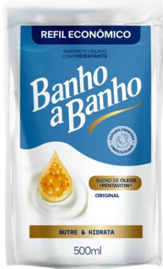 SABONETE LIQUÍDO BANHO A BANHO ORIGINAL REFIL 500ML
