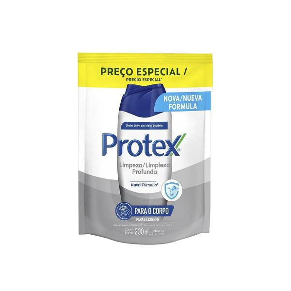 SABONETE LIQUÍDO PROTEX LIMPEZA PROFUNDA REFIL 200ML