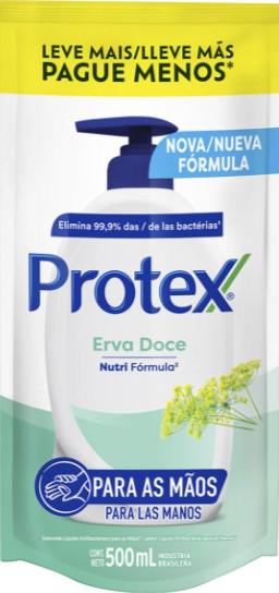 SABONETE LQUIDO PROTEX ERVA-DOCE REFIL 500ML LV+PQ-