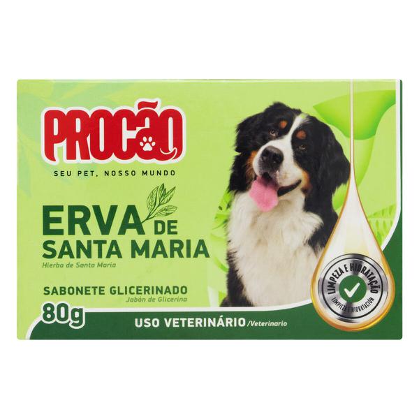 SABONETE PARA CÃES PROCÃO ERVA DE SANTA MARIA 80G