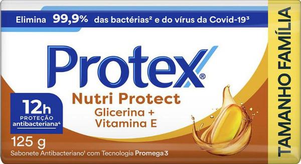 SABONETE PROTEX ANTIBACTERIANO VITAMINA E 125G