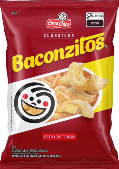 SALGADINHO BACONZITOS 36G