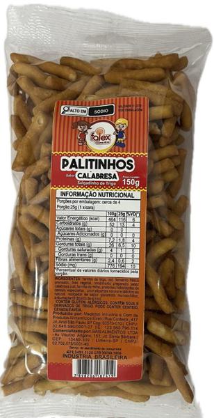 SALGADINHO FALEX PALITINHOS CALABRESA 150G