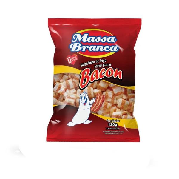 SALGADINHO MASSA BRANCA BACON 120G