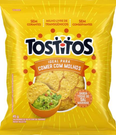SALGADINHO TOSTITOS SAL MARINHO 45G