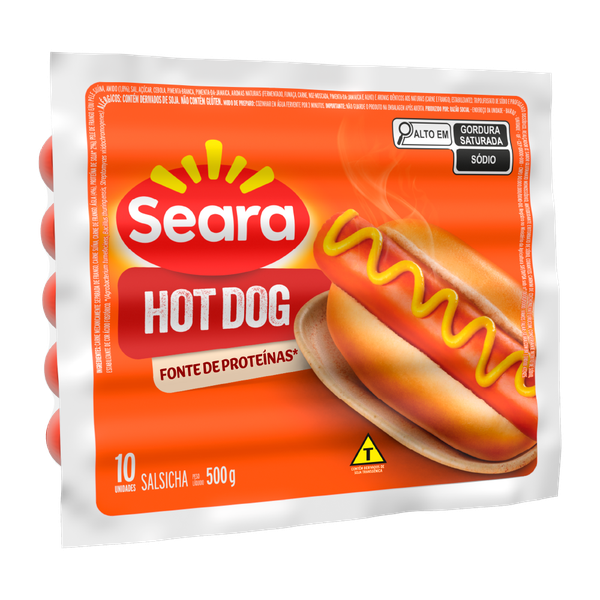 SALSICHA HOT DOG SEARA 500GR