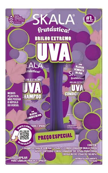 SHAMPOO 325ML+CONDICIONADOR 200ML SKALA UVA