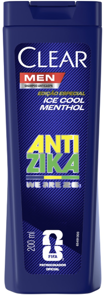 SHAMPOO CLEAR ICE COOL MENTHOL 200ML